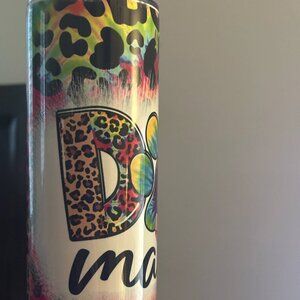 Hoggo stainless steel 20 oz tumbler- handmade Dog Mama design